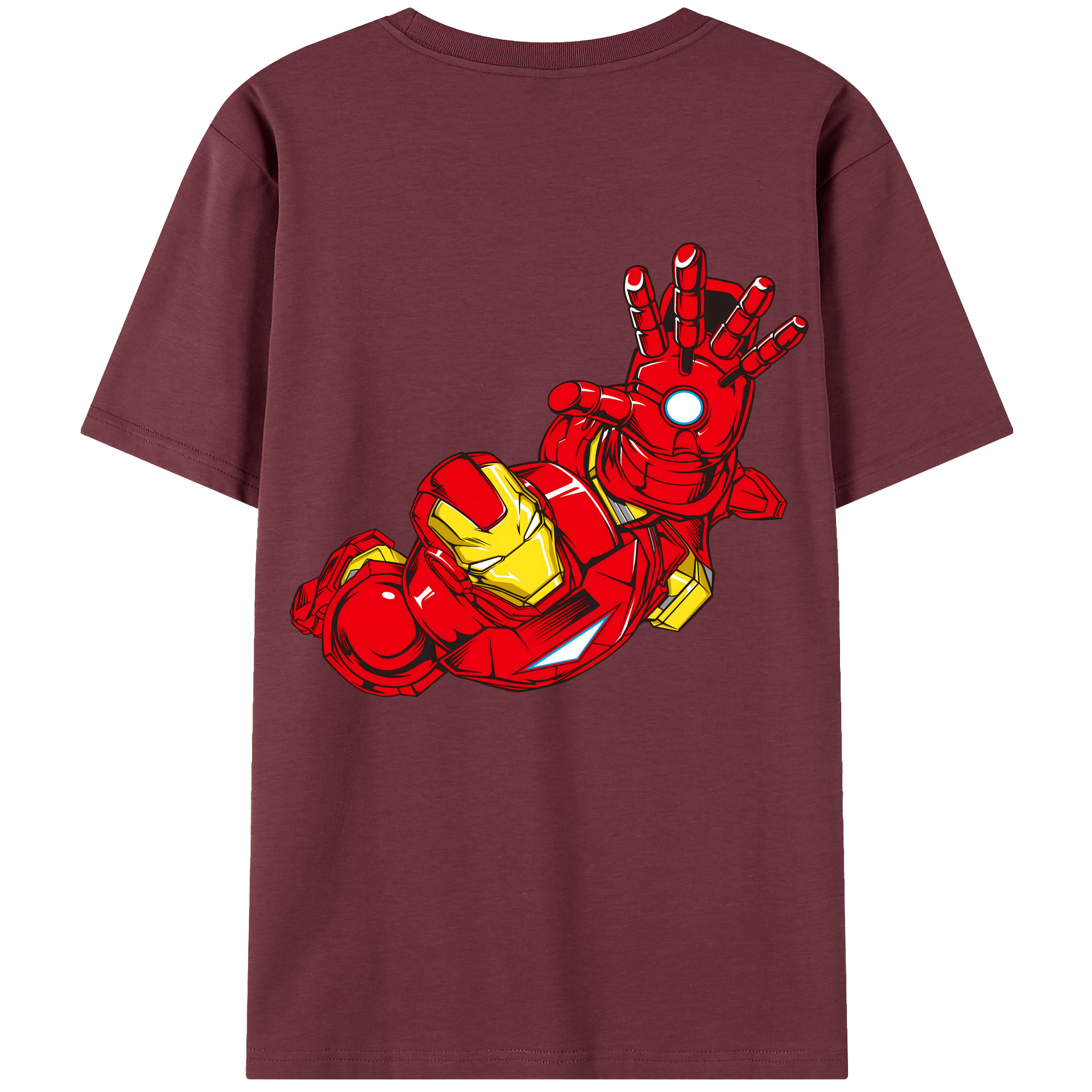 （画像用） アベンジャーズ The Avengers 綿100％半袖Tシャツ（背面プリント）